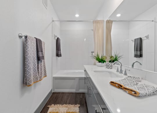Bathroom interior at Reveal Skyline  at La Cantera, San Antonio, Texas