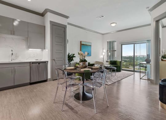 KITCHEN WITH DINING1 atReveal Skyline  at La Cantera, San Antonio, TX