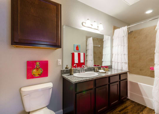 Bathroom interior at Park 3Eighty, Texas, 76227