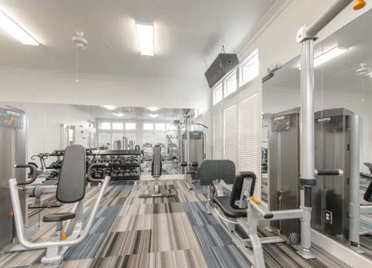 Gym at Park 3Eighty, Aubrey, Texas