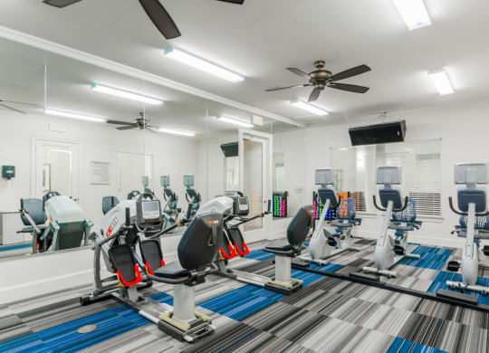Fitness center at Retreat at Wylie, Texas