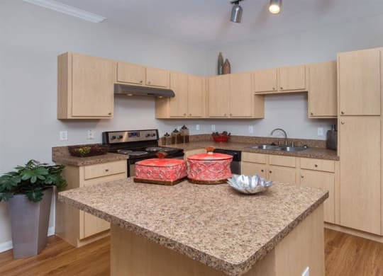 Kitchen Island at Highlands Hill Country, Austin, Texas