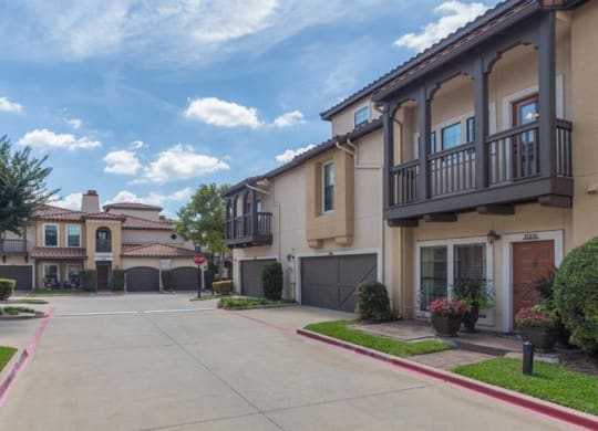 Garages Available at Estancia Townhomes, Texas, 75248