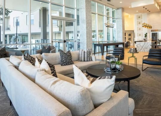 social lounge at The Gabriella apartments