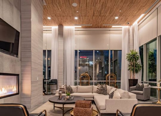 social lounge at The Gabriella apartments