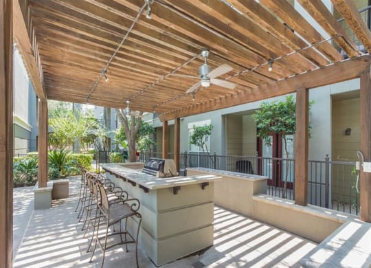Outdoor Grills at The Plaza Museum District, Houston, 77004