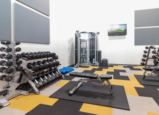 Fitness Center at Saw Mill Village Apartments, Columbus, OH