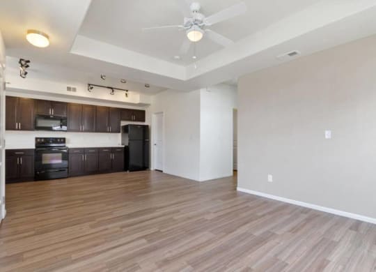 Living Area Interior at Belle Creek Commons, Henderson, 80640