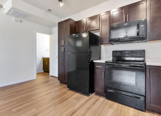 Fully Equipped Kitchen at Belle Creek Commons, Colorado, 80640