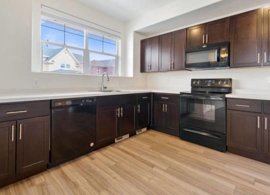 All Electric Kitchen at Belle Creek Commons, Colorado, 80640