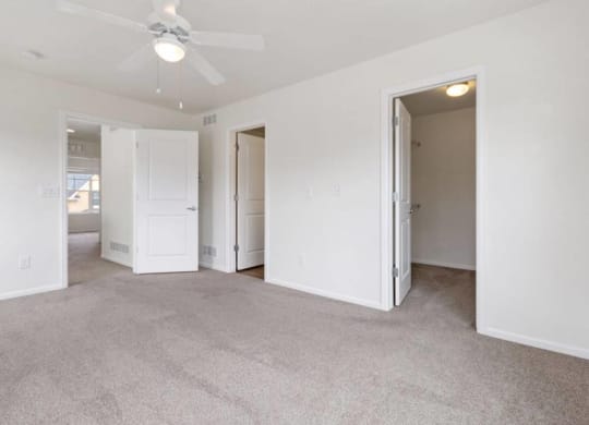 Bedroom With Closet at Belle Creek Commons, Henderson, CO, 80640