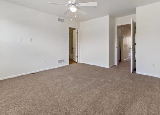 Carpeted Bedroom at Belle Creek Commons, Colorado, 80640
