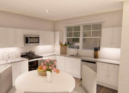 Kitchen Designed With Ample Storage Space at Brownstones at Palisade Park, Broomfield