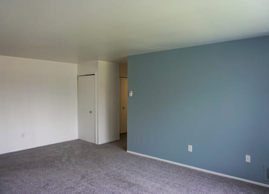 Spacious living room, at Gale Gardens Apartments