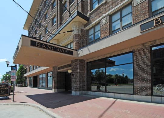 Secured Entrance to Bancroft Luxury Apartments. Apartments in Saginaw, MI