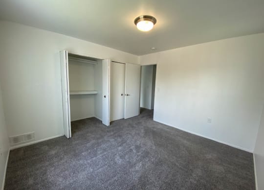 Spacious Bedroom with closets at Gale Gardens Apartments