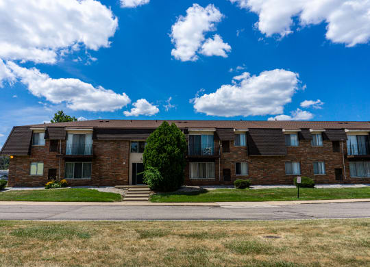 Apartment Building at Warren Woods Apartments in Warren, Michigan