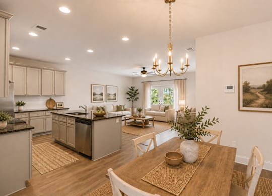 Open-concept living area designed for comfort, relaxation, and everyday living.