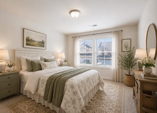 Designed with comfort in mind, this spacious guest suite offers the perfect blend of style.