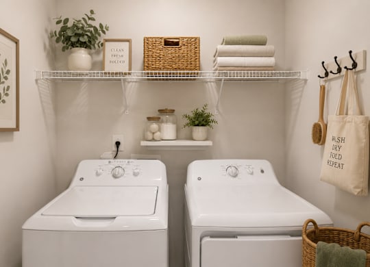 Full size washer and dryer
