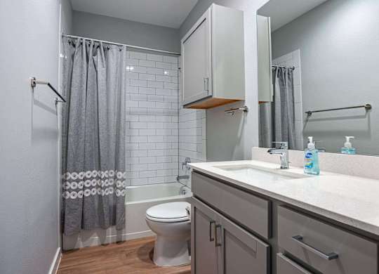 Large Soaking Tub In Bathroom at Villae ATX Luxury Rental Townhomes, Manchaca, TX, Texas, 78652