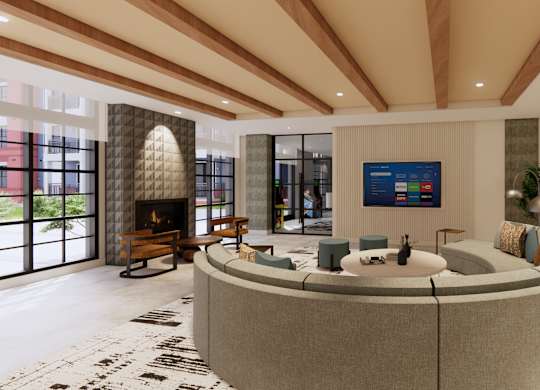 Club Room with TVs at The Terrace