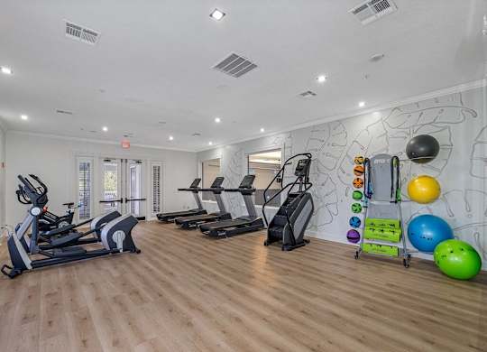 Cardio and stretching salon