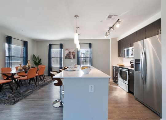Modern Apartment Kitchens At Union at Roosevelt Apartments In Phoenix, AZ