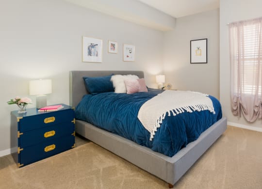 Spacious Carpeted Bedrooms At Union at Roosevelt Apartments In Phoenix, AZ