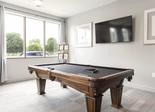 Billiards Table at Wesmont, Indianapolis, Indiana