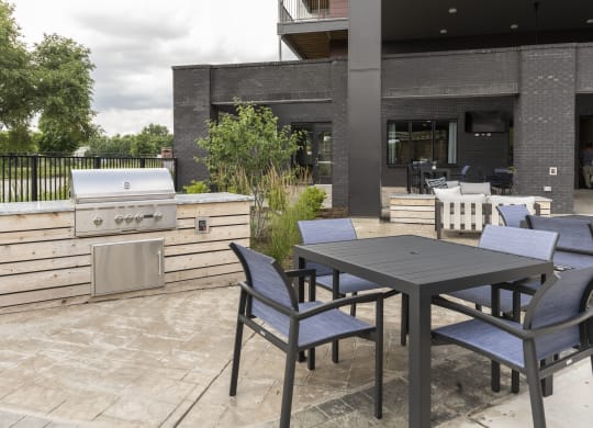 Outdoor Grill And Patio at Wesmont, Indianapolis, IN, 46202