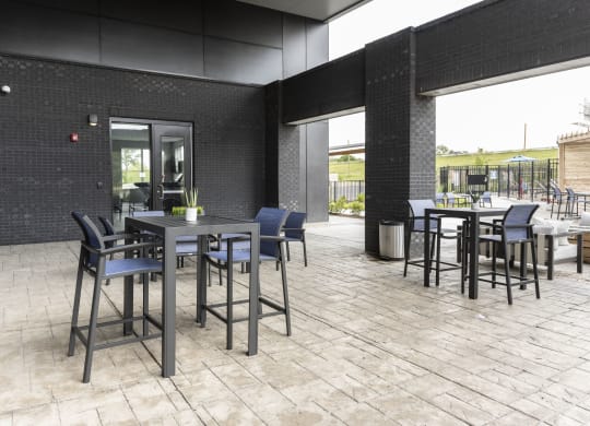 Outdoor Patio at Wesmont, Indianapolis, 46202