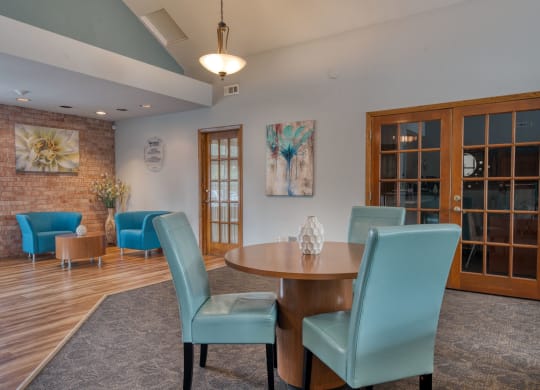 Clubhouse dining area