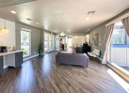 Hudson at Westchase provides an inviting resident clubhouse with a coffee bar