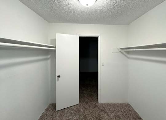 a massive walk-in closet at Ascot Place Apartments, Birmingham, 35235
