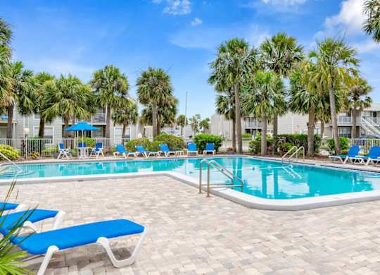 12th and beach swimming pool and sundeck with lounge chairs
