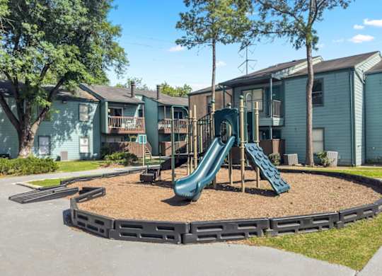 our apartments have a modern playground with slides, climbing surfaces, and more