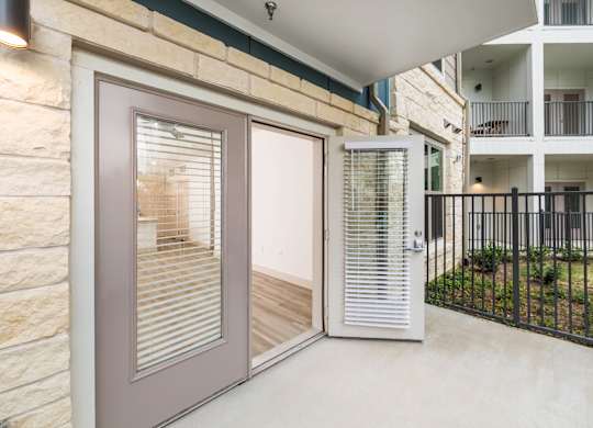 Exterior door at 1900 Parmer Apartments in Austin TX