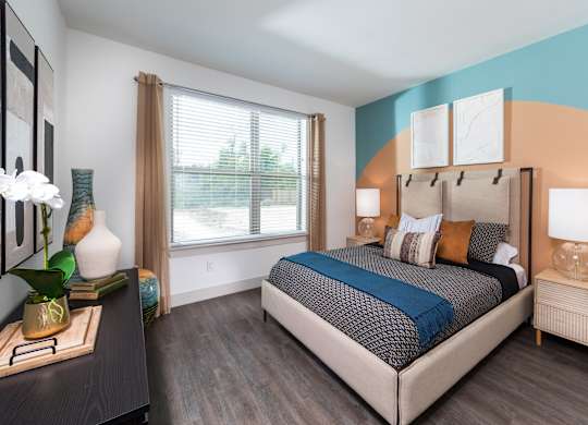 Bedroom at 1900 Parmer Apartments in Austin TX