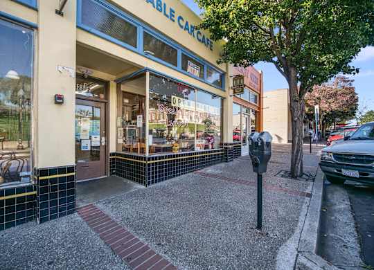 Shopping district at Altitude Apartments in South San Francisco CA