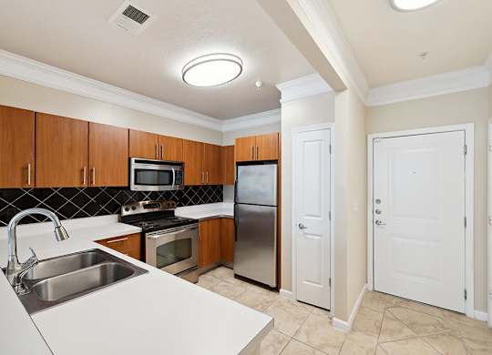Kitchen with sink at Westerchester at the Pavillions in Waldorf MD