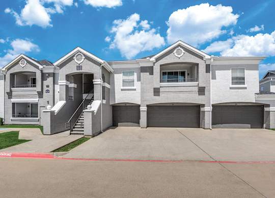 Attached garage at Kensley Apartment Homes in Irving TX