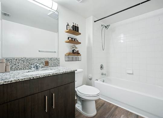 Bathroom at Emerald Dunes Apartments in Miami Gardens FL