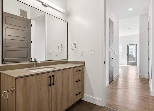 Bathroom at Jayden Apartments in Peabody MA