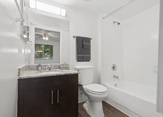 Bathroom at Running Brook Apartments in Miami FL