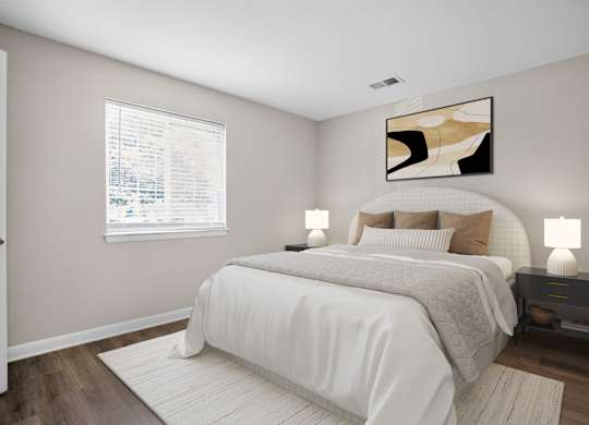 Bedroom window at Weston Circle Apartments in Fredericksburg VA