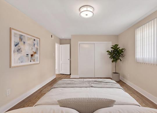 Bedroom closet at The Barrington in Silver Spring MD