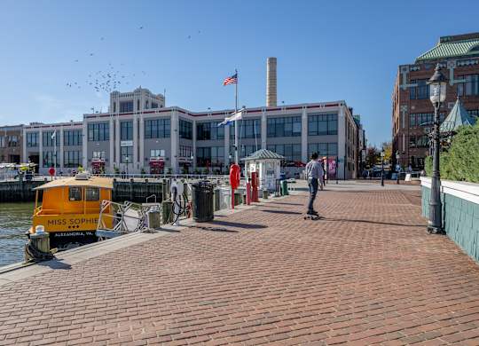 Local pier at Belhaven Apartments in Alexandria VA