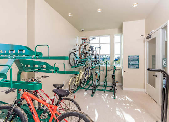 Bike Storage and Repair at The Seaton Apartments in San Diego CA
