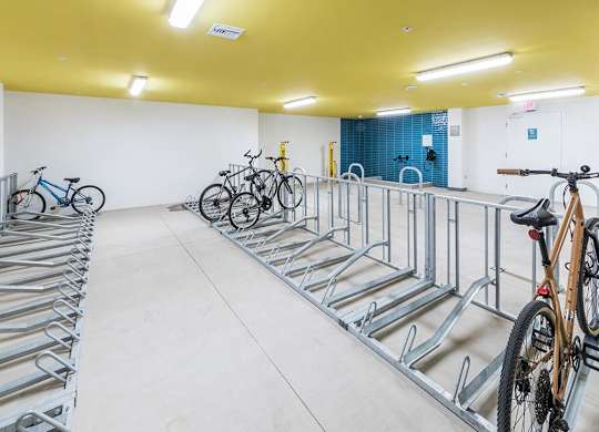 Bike Storage at Embark Apartments in Fremont CA